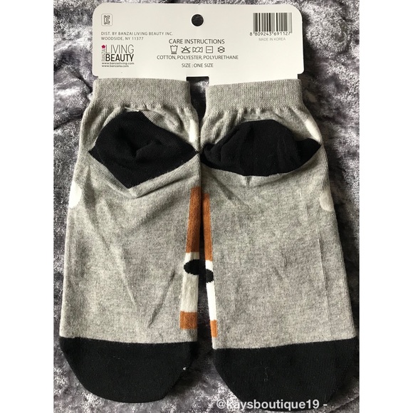 NEW I ❤️ My Socks by Banzai Living Beauty - Picture 2 of 2